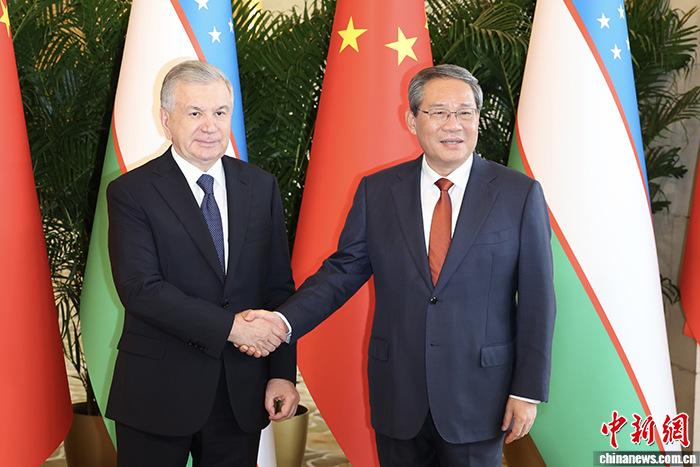 李強會見烏茲別克斯坦總統(tǒng)米爾濟約耶夫