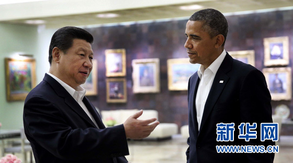 習近平奧巴馬會晤紀實:白天未結束討論晚宴繼續